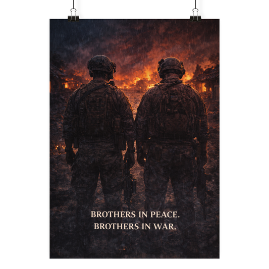 Brothers in Peace - Poster Din A3 (hoch)