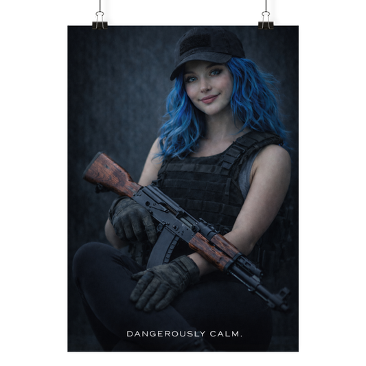 Dangerously Calm. - Poster Din A4 (hoch)