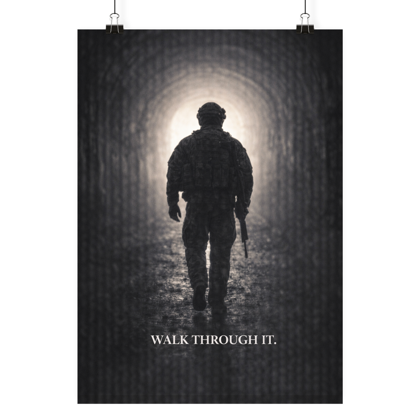 Walk through it. - Poster Din A4 (hoch)