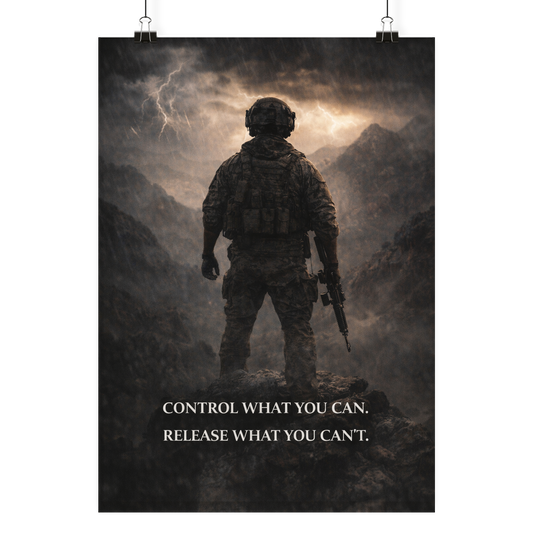 Controll what you can. - Poster Din A4 (hoch)