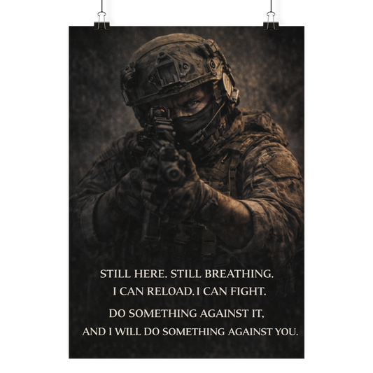 Still Here. Still breathing. - Poster Din A4 (hoch)