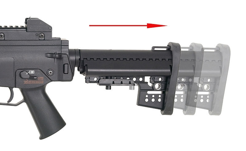 G608-8 RAS Schwarz – 0,5J als Airsoft Gewehr von JG Works, Ansicht 8