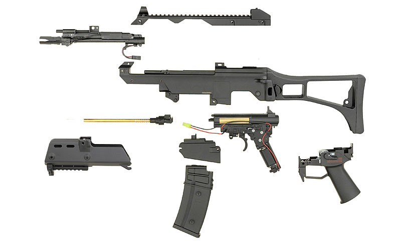 G608 C Kompakt Schwarz – 0,5J als Airsoft Gewehr von JG Works, Ansicht 17