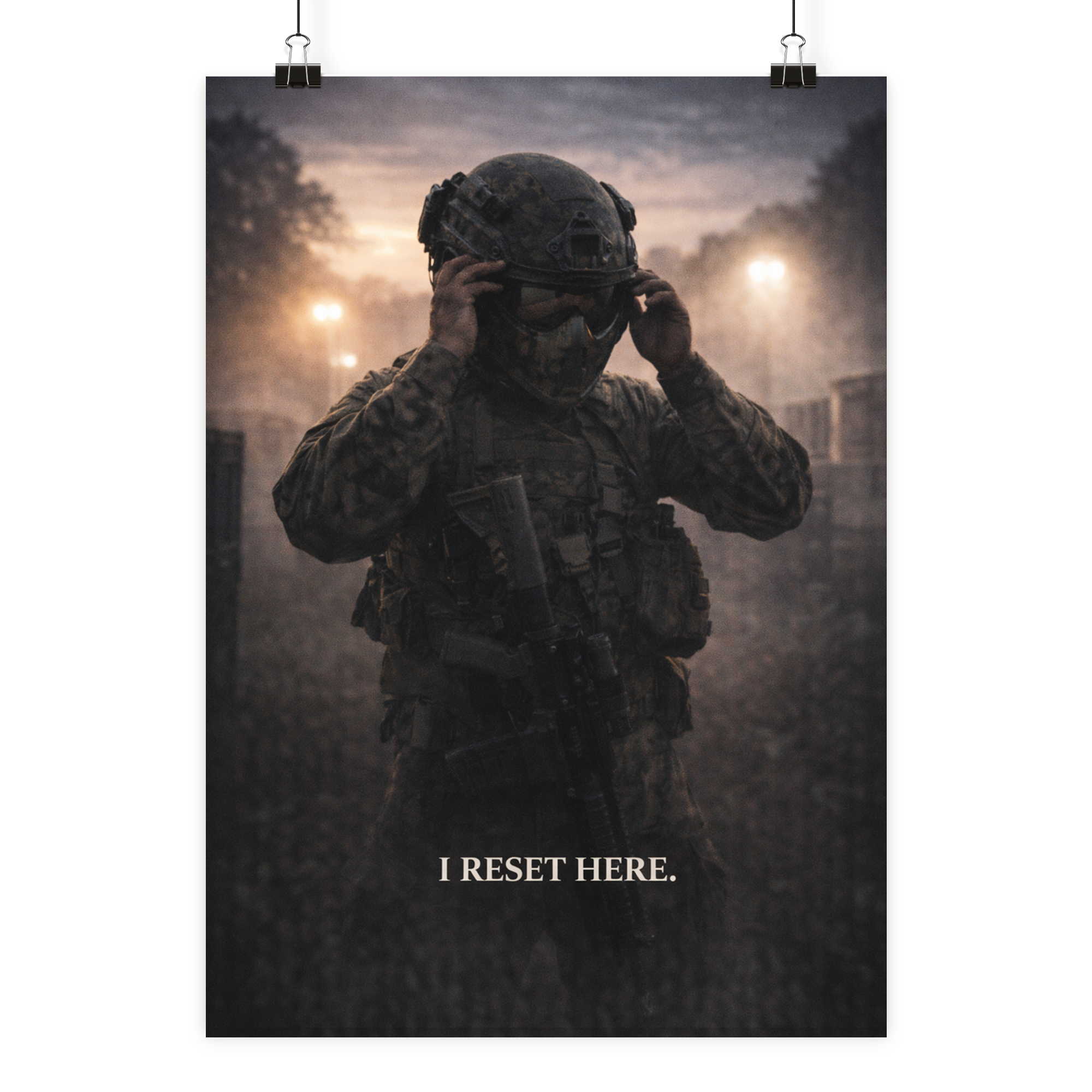 I reset here. - Poster Din A1 (hoch) als Airsoft Poster im DIN-Format