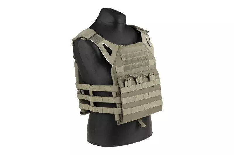 Jump Tactical Vest – Olive Green als MOLLE Pouch, Ansicht 3