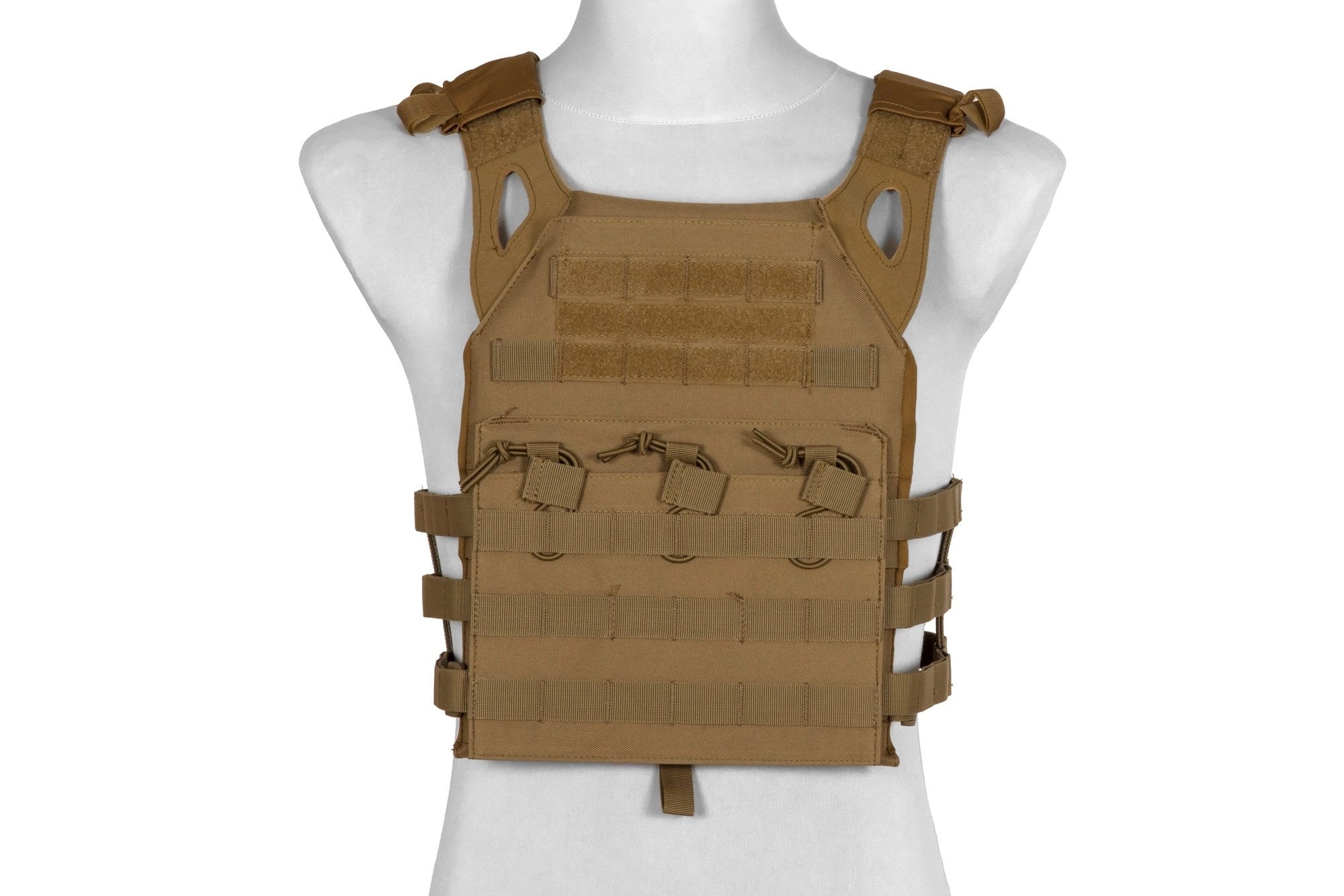 Jump Tactical Vest – Tan als MOLLE Pouch, Ansicht 1