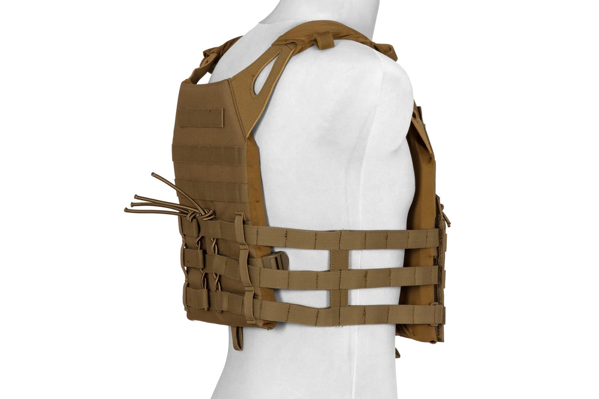 Jump Tactical Vest – Tan als MOLLE Pouch, Ansicht 3