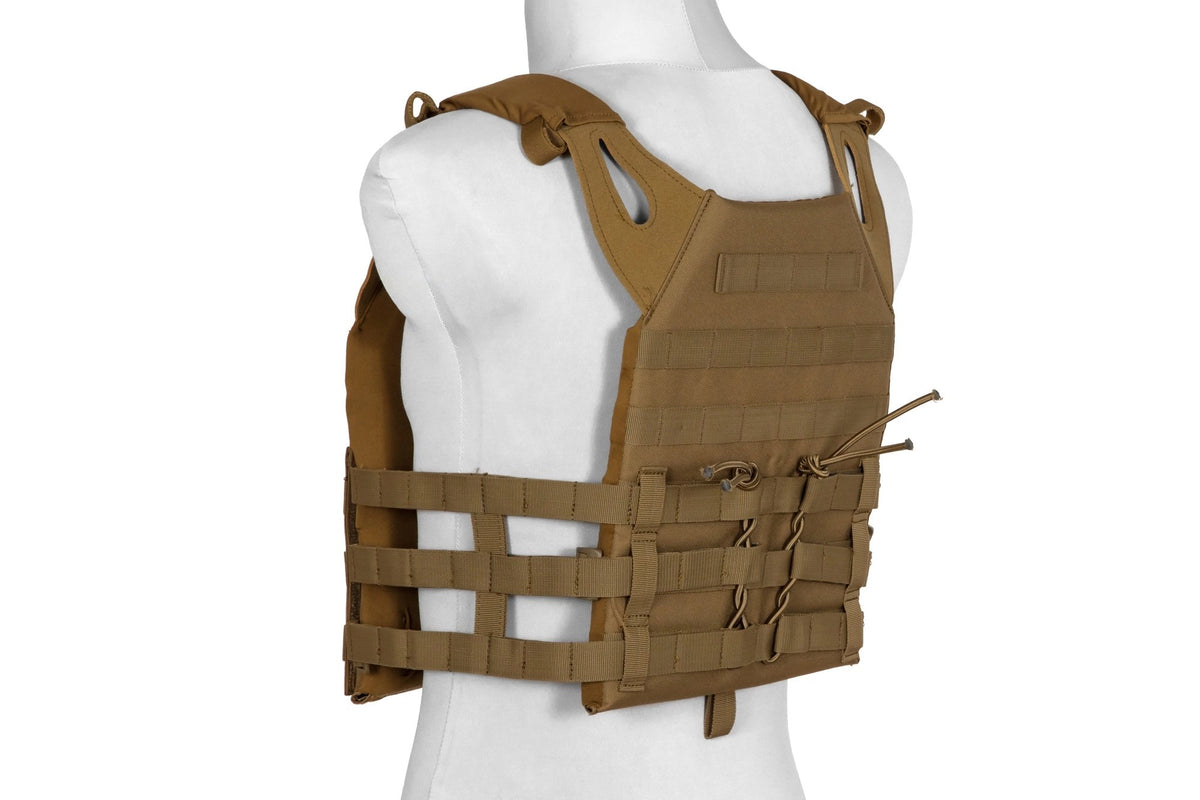 Jump Tactical Vest – Tan als MOLLE Pouch, Ansicht 4