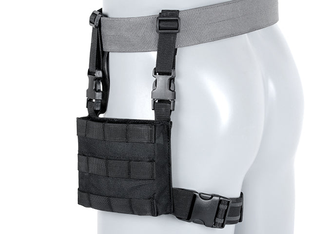 Kangaroo Drop Leg Panel - Black als MOLLE Pouch in Schwarz, Ansicht 2