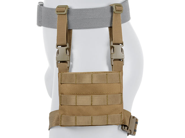 Kangaroo Drop Leg Panel - Coyote als MOLLE Pouch in Tan, Ansicht 2