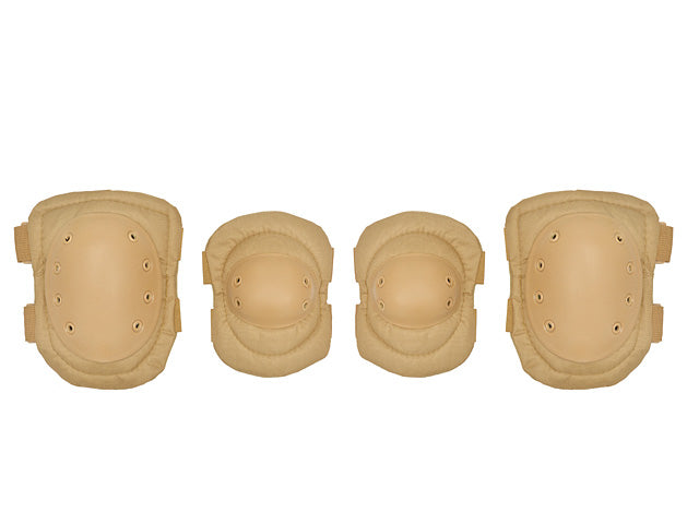 Knee Elbow Pads Set Coyote als MOLLE Pouch in Tan, Ansicht 3