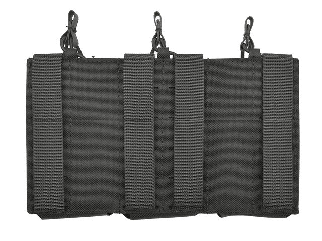 Laser-Cut Panel with 3 AR15 Magazine Pouches - Black als Airsoft Magazin in Schwarz, Ansicht 4