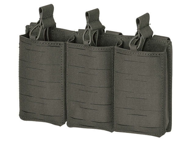 Laser-Cut Panel with 3 AR15 Magazine Pouches - Black als Airsoft Magazin in Schwarz, Ansicht 5