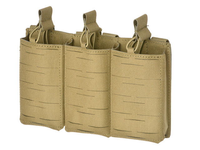 Laser-Cut Panel with 3 AR15 Magazine Pouches - Coyote als Airsoft Magazin in Tan, Ansicht 3