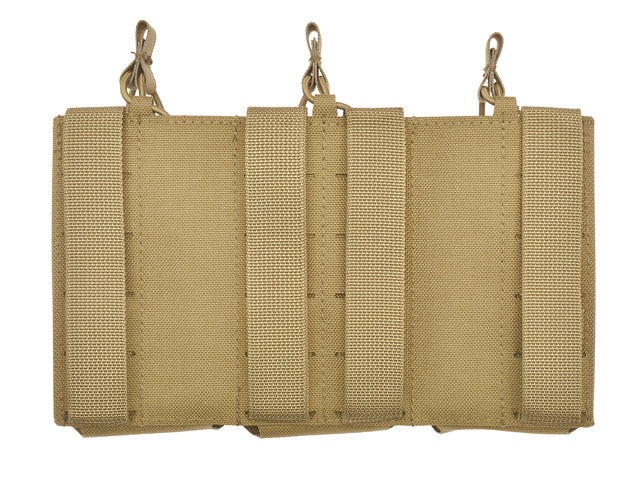 Laser-Cut Panel with 3 AR15 Magazine Pouches - Coyote als Airsoft Magazin in Tan, Ansicht 5