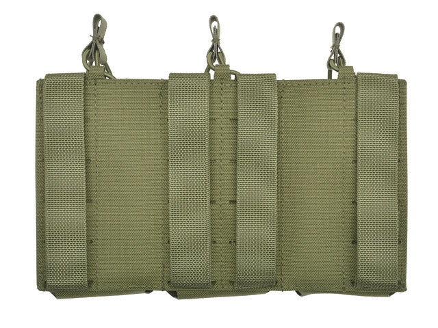 Laser-Cut Panel with 3 AR15 Magazine Pouches - Olive als Airsoft Magazin, Ansicht 5