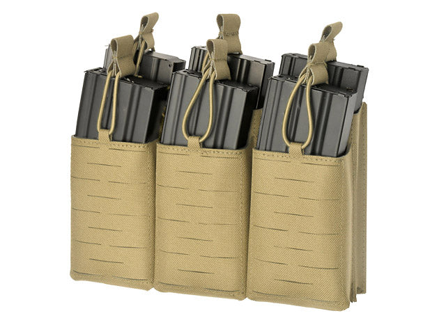 Laser-Cut Panel with 6 AR15/AK Magazine Pouches - Coyote als Airsoft Magazin in Tan, Ansicht 3
