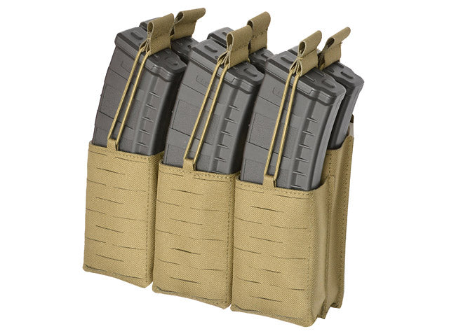 Laser-Cut Panel with 6 AR15/AK Magazine Pouches - Coyote als Airsoft Magazin in Tan, Ansicht 4