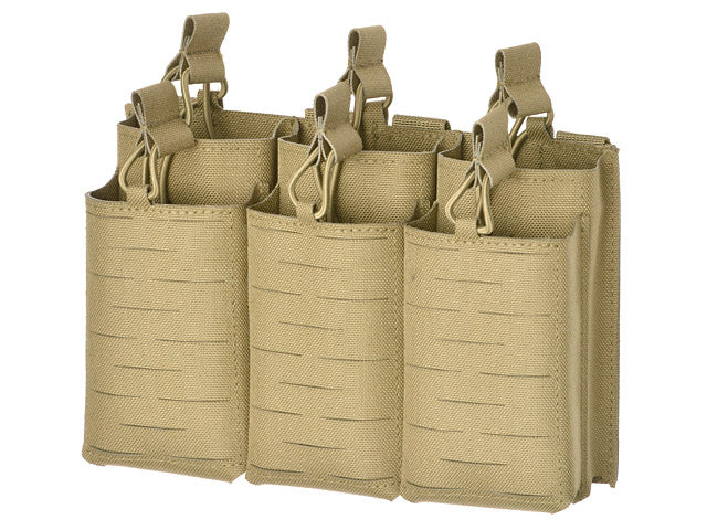 Laser-Cut Panel with 6 AR15/AK Magazine Pouches - Coyote als Airsoft Magazin in Tan, Ansicht 5