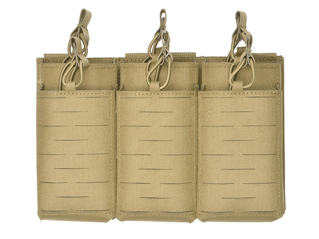 Laser-Cut Panel with 6 AR15/AK Magazine Pouches - Coyote als Airsoft Magazin in Tan, Ansicht 6