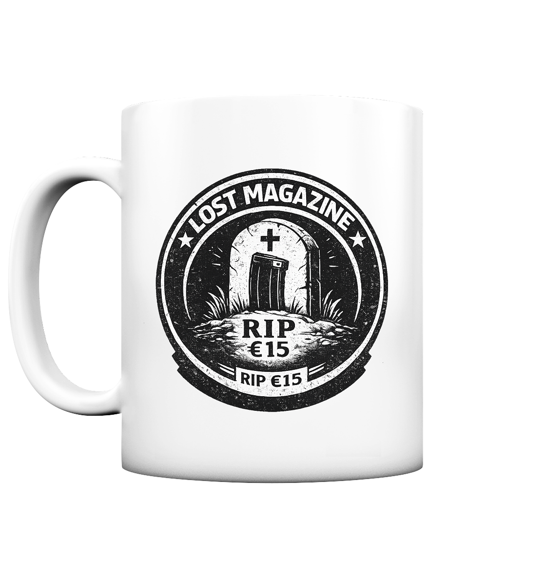 Lost Magazine - Tasse matt als Airsoft Tasse mit Motiv