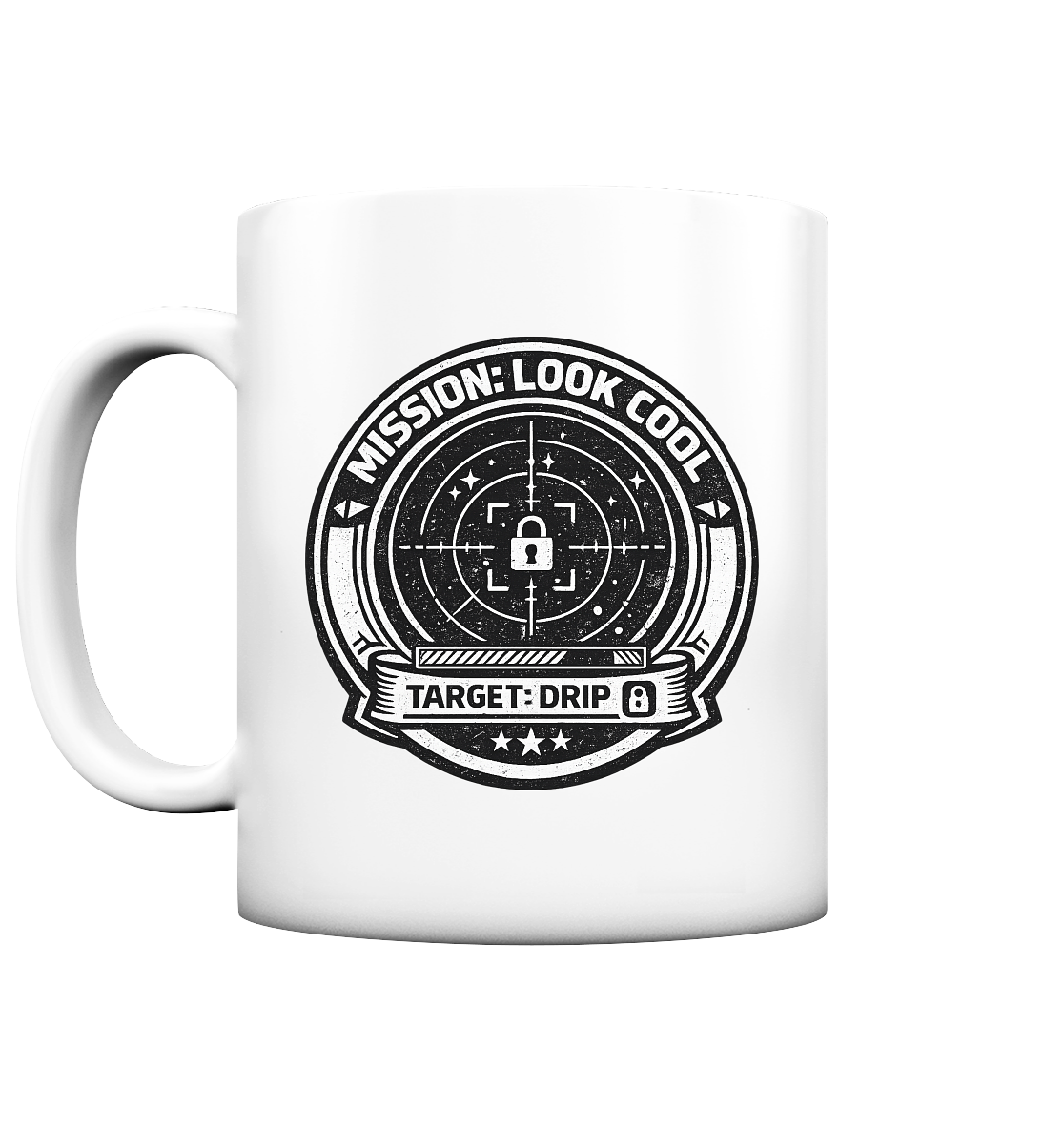 Mission: Look Cool - Tasse matt als Airsoft Tasse mit Motiv
