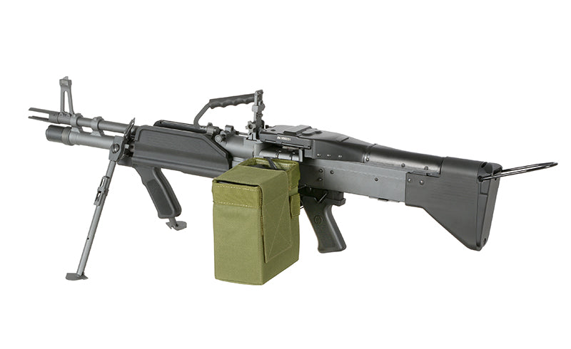 MK43 Mod0 HMG – 0,5J als Airsoft LMG von A&K in Schwarz, Ansicht 4