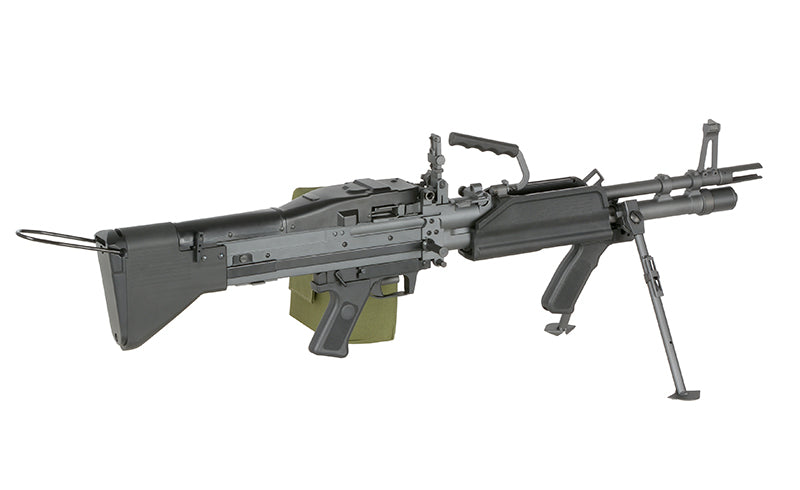MK43 Mod0 HMG – 0,5J als Airsoft LMG von A&K in Schwarz, Ansicht 5