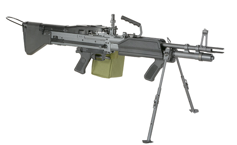 MK43 Mod0 HMG – 0,5J als Airsoft LMG von A&K in Schwarz, Ansicht 6