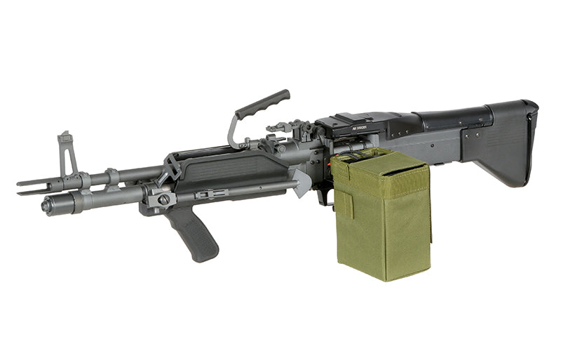 MK43 Mod0 HMG – 0,5J als Airsoft LMG von A&K in Schwarz, Ansicht 7