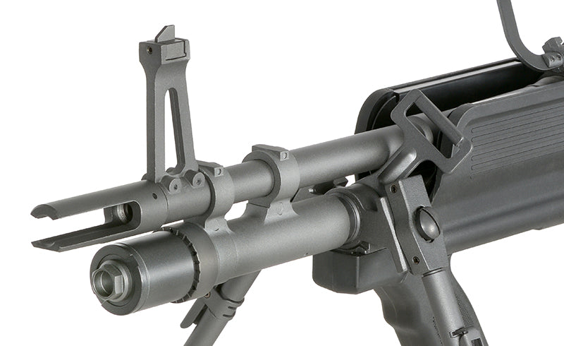 MK43 Mod0 HMG – 0,5J als Airsoft LMG von A&K in Schwarz, Ansicht 8