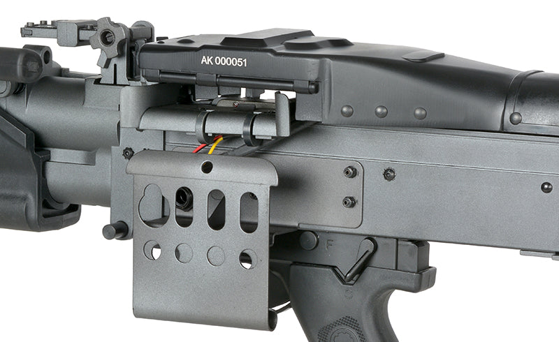 MK43 Mod0 HMG – 0,5J als Airsoft LMG von A&K in Schwarz, Ansicht 11
