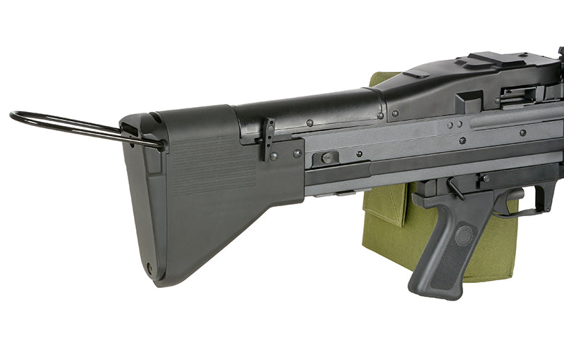 MK43 Mod0 HMG – 0,5J als Airsoft LMG von A&K in Schwarz, Ansicht 13