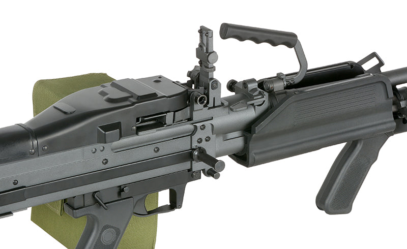 MK43 Mod0 HMG – 0,5J als Airsoft LMG von A&K in Schwarz, Ansicht 14