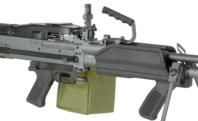 MK43 Mod0 HMG – 0,5J als Airsoft LMG von A&K in Schwarz, Ansicht 15