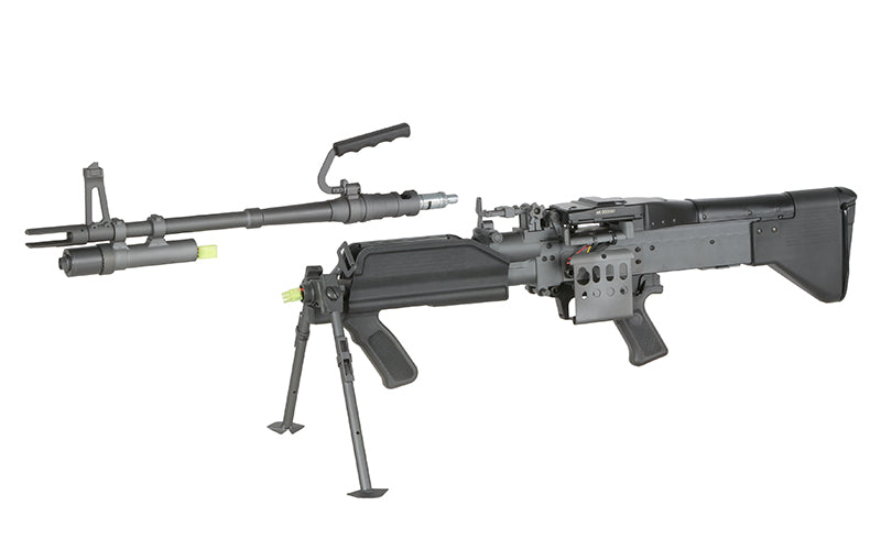 MK43 Mod0 HMG – 0,5J als Airsoft LMG von A&K in Schwarz, Ansicht 16