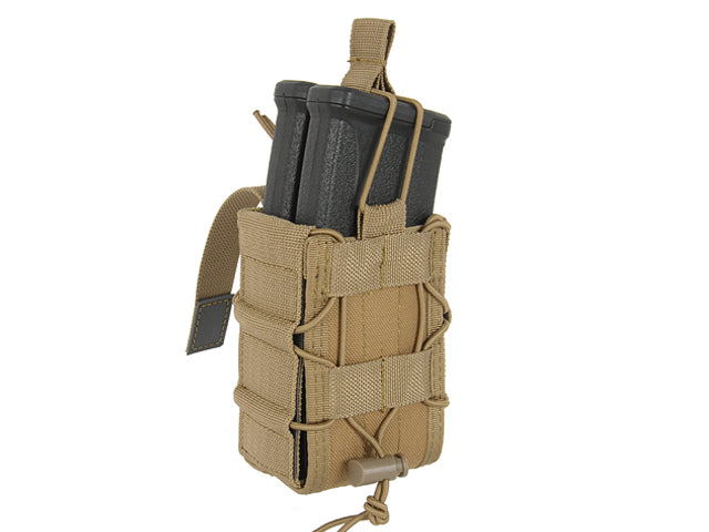MOLLE Double Rifle Mag Speed Pouch – Coyote als MOLLE Pouch, Ansicht 2