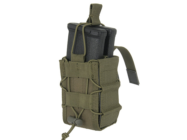 MOLLE Double Rifle Mag Speed Pouch – Olive als MOLLE Pouch, Ansicht 3