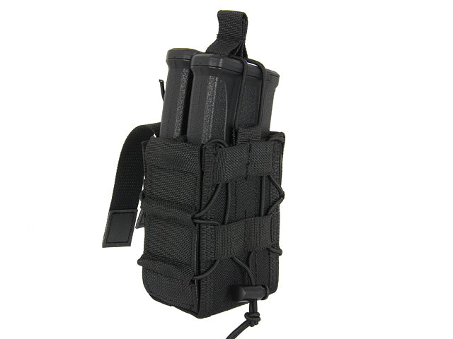 MOLLE Double Rifle Mag Speed Pouch – Schwarz als MOLLE Pouch, Ansicht 2