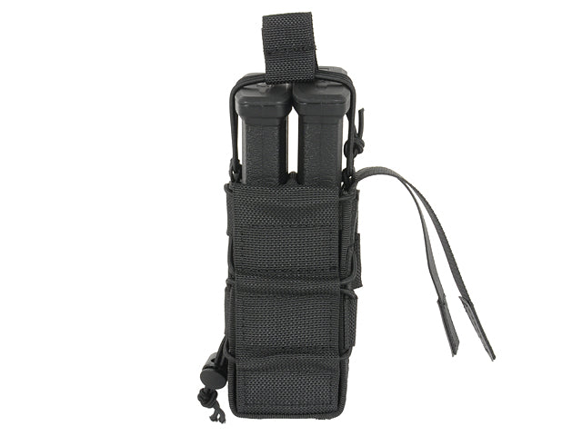 MOLLE Double Rifle Mag Speed Pouch – Schwarz als MOLLE Pouch, Ansicht 4