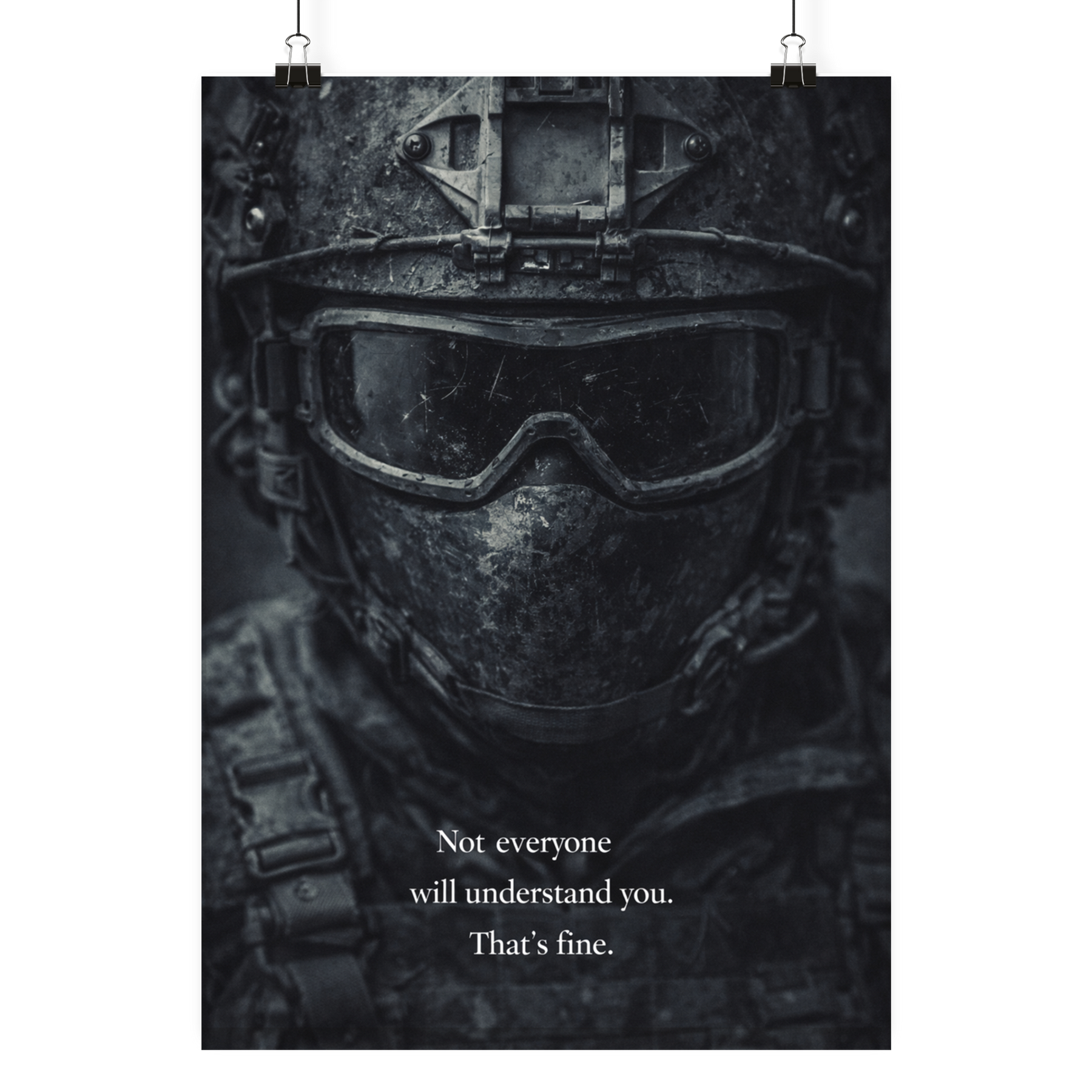Not everyone will understand you. - Poster Din A3 (hoch)