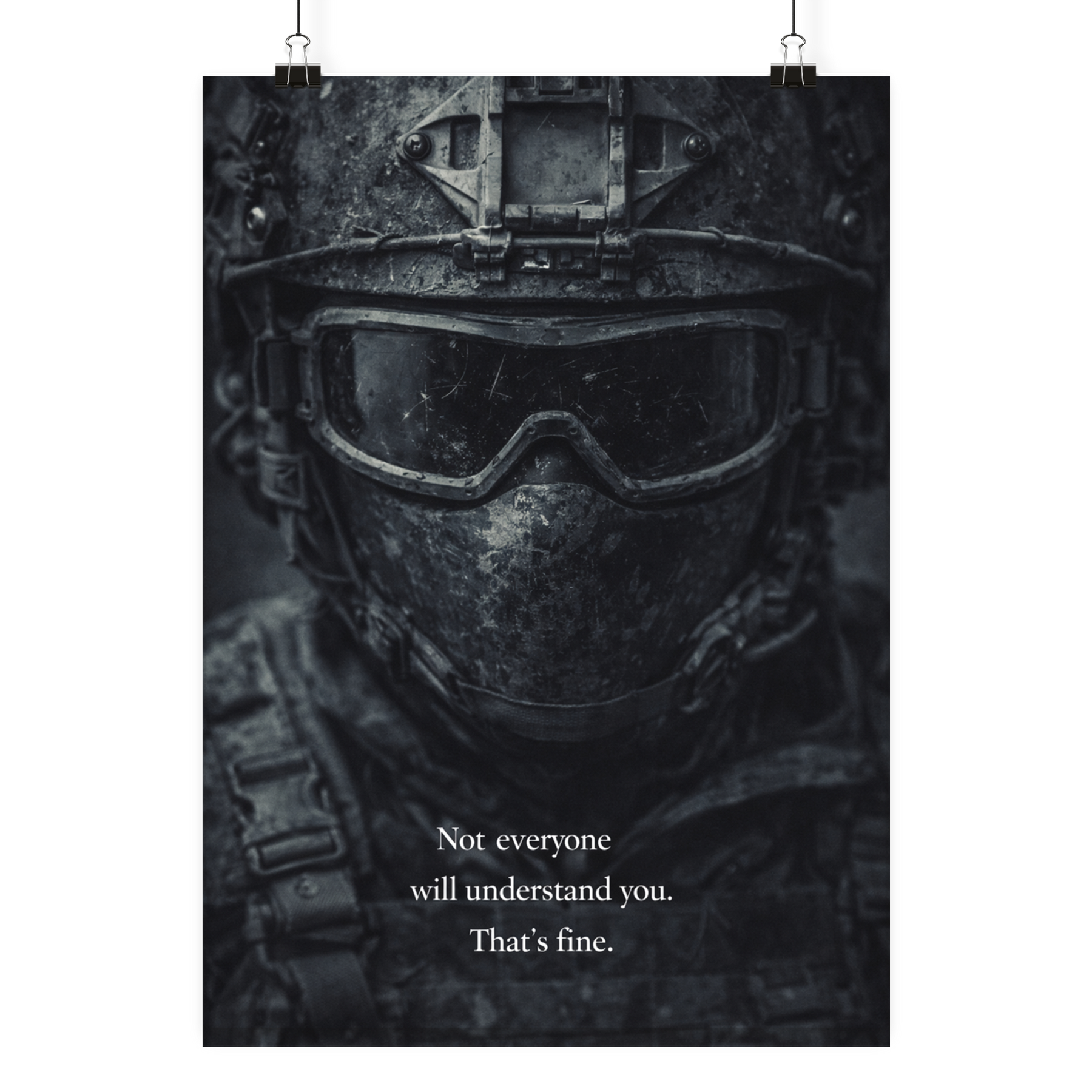 Not everyone will understand you. - Poster Din A4 (hoch)