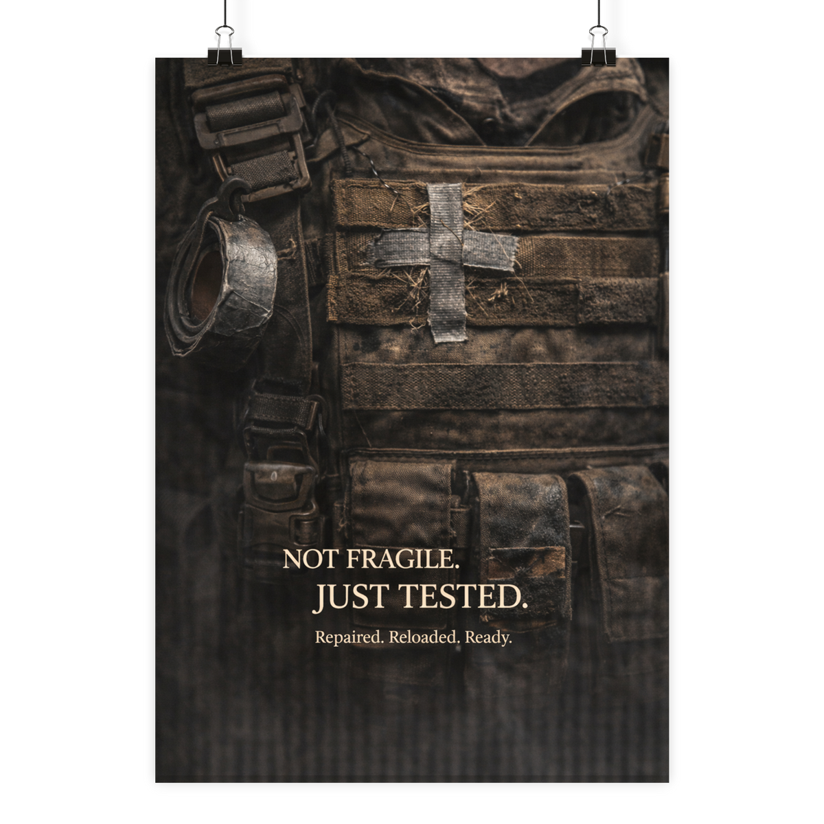 Not fragile. Just tested - Poster Din A1 (hoch) als Airsoft Poster im DIN-Format
