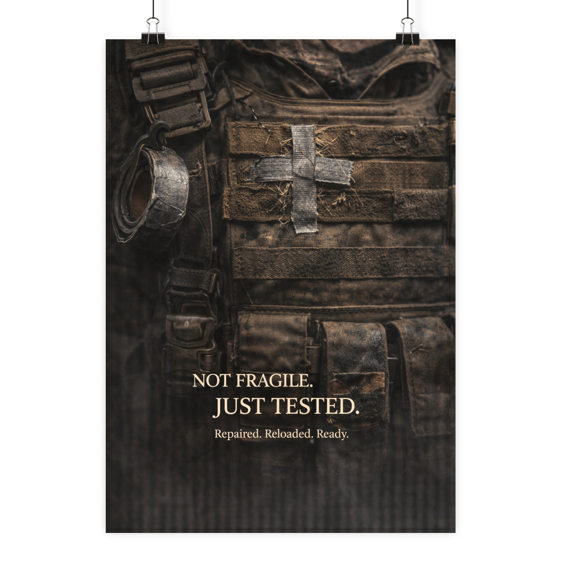 Not fragile. Just tested - Poster Din A2 (hoch)