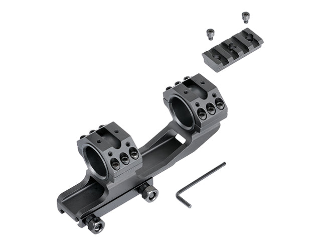 One Piece Scope Mount 25/30 mm Type C als Airsoft Zielfernrohr von PJ in Schwarz, Ansicht 3
