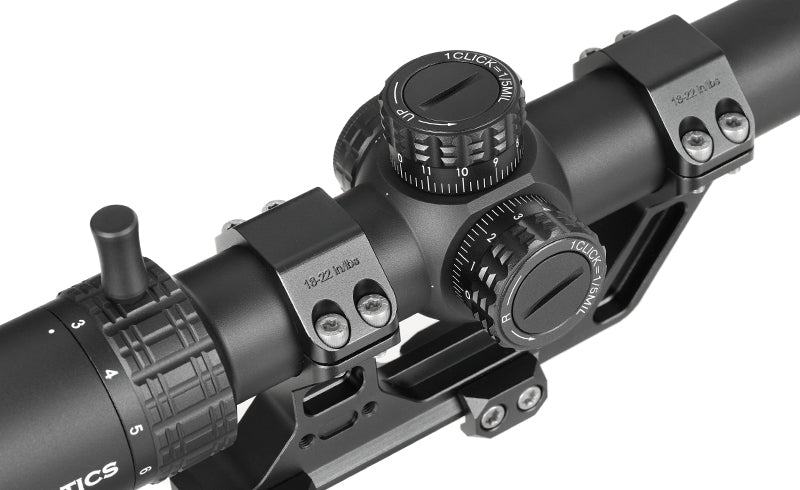 S6 1-6×24 LPVO SFP Zielfernrohr mit hoch Picatinny Montage [Vector Optics] 10
