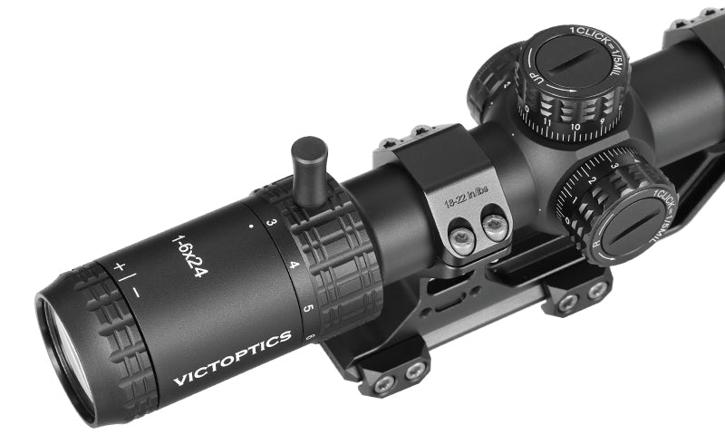 S6 1-6×24 LPVO SFP Zielfernrohr mit hoch Picatinny Montage [Vector Optics] 9