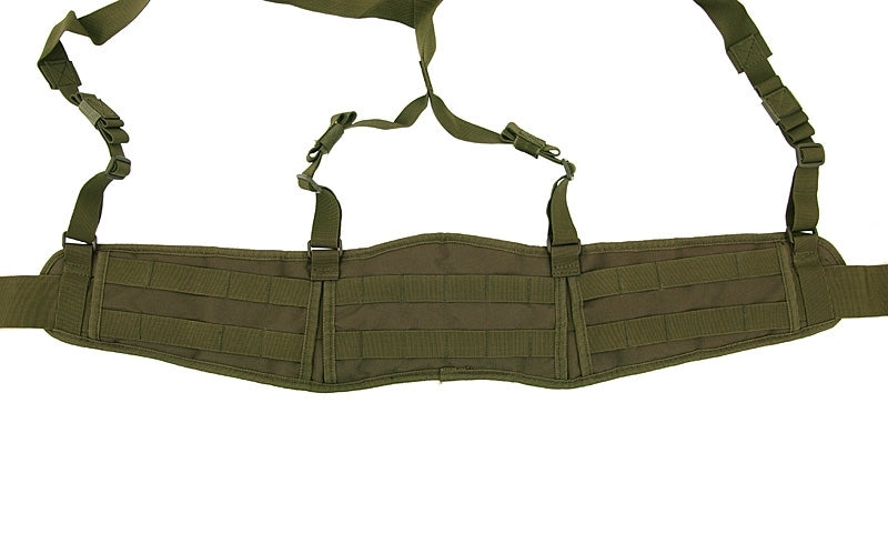 Padded Patrol Belt mit Trägern MOLLE – Olive als MOLLE Pouch, Ansicht 2
