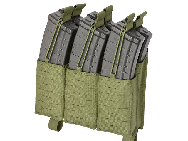 Panel Buckle Up Laser-Cut for 6 AR15/AK Magazines - Olive als Airsoft Magazin, Ansicht 3