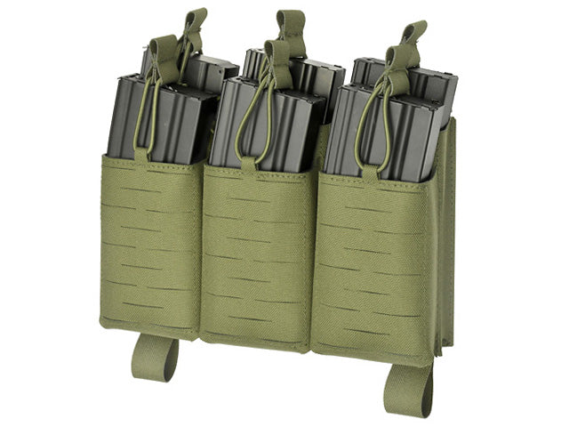 Panel Buckle Up Laser-Cut for 6 AR15/AK Magazines - Olive als Airsoft Magazin, Ansicht 4